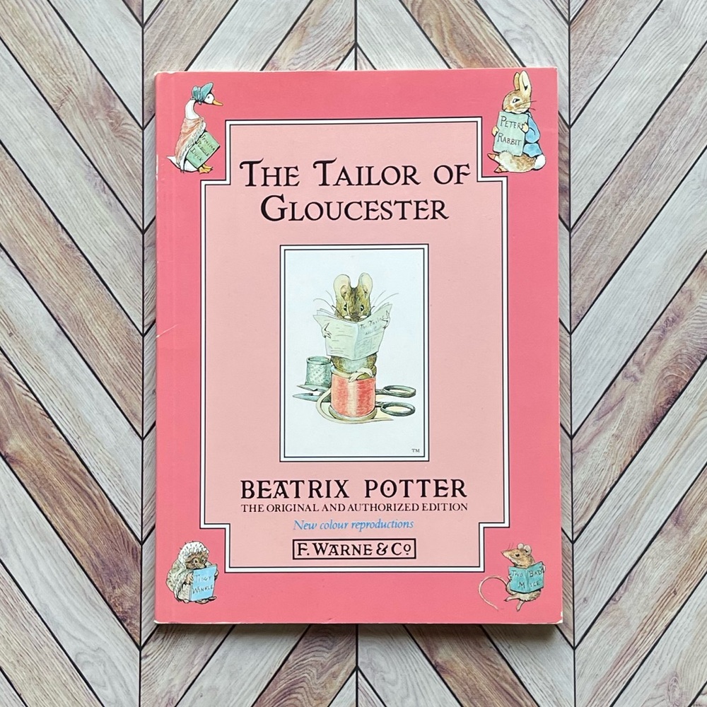 Children’s Paperback Book The Tailor of Gloucester Beatrix Potter Classic